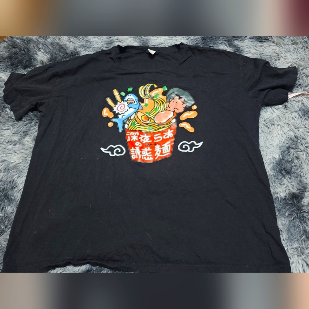 Shark ramen tee